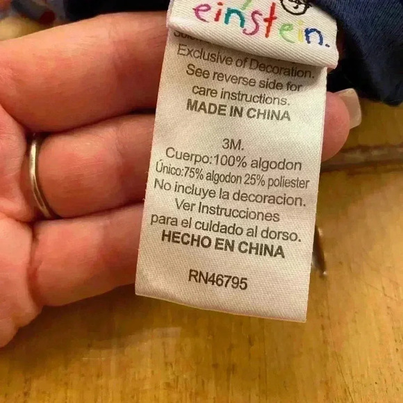 Baby Einstein Cotton Colorful Onesie 3 months - Picture 3 of 13